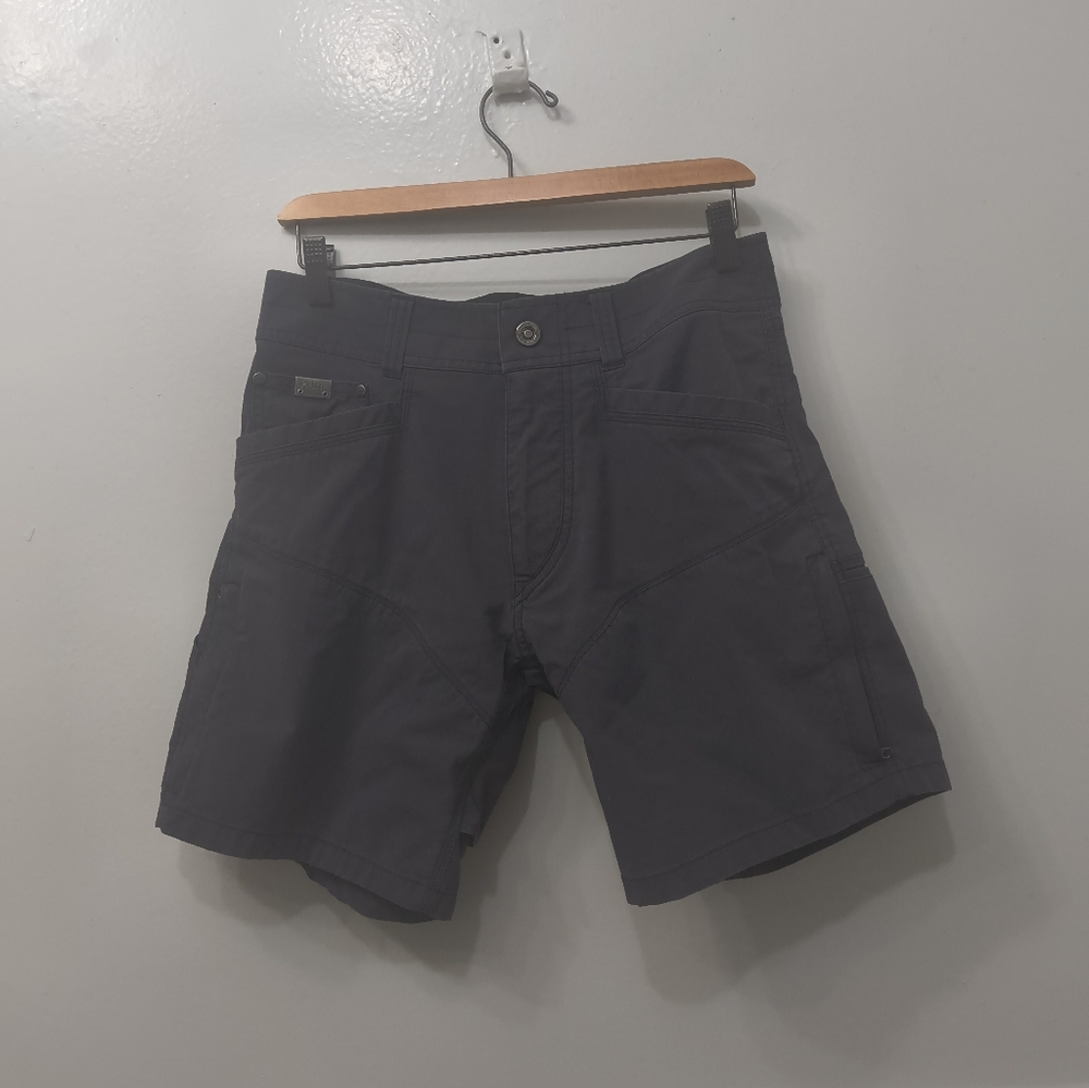 KUHL Men's  Born In The Mountains Shorts Sz 30 Charcoal/Gray Activewear Hiking
